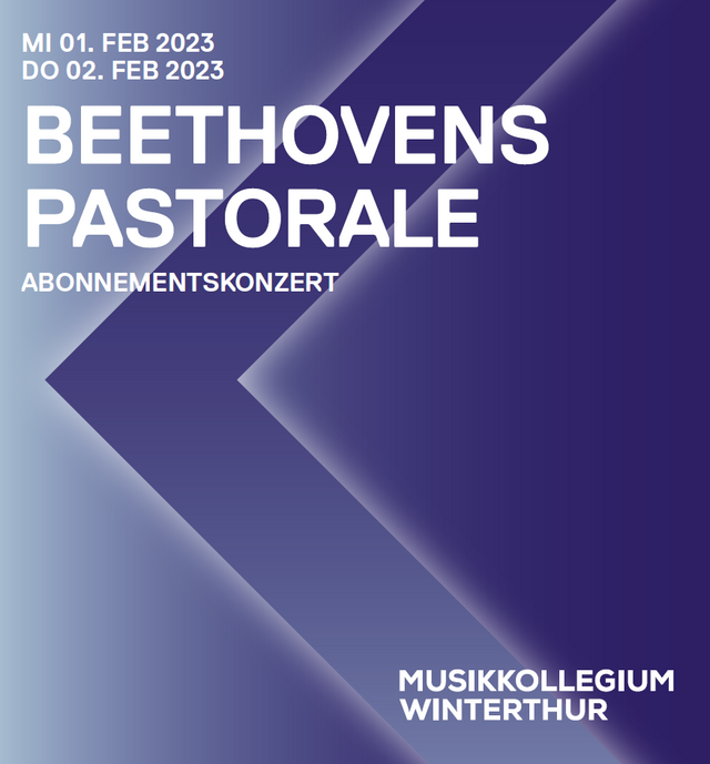 Programmheft-Cover «Beethovens Pastorale», Februar 2023