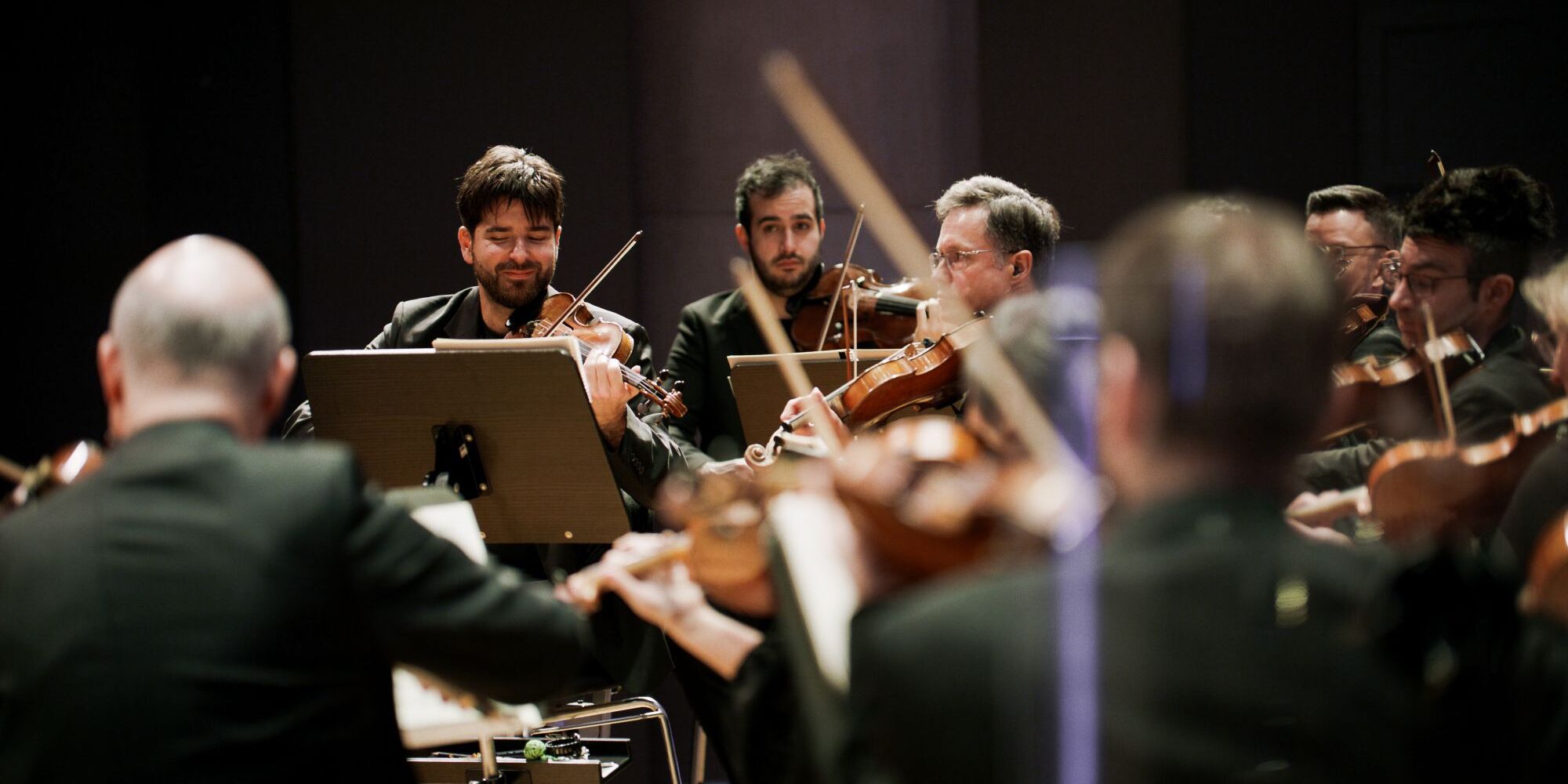 Bogdan Božović und Bastian Loewe im Orchester Musikkollegium Winterthur