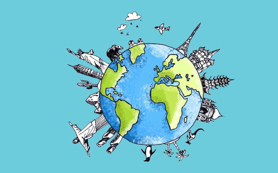 In einer Stunde um die Welt